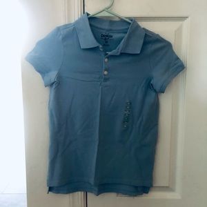 Girls baby blue polo
